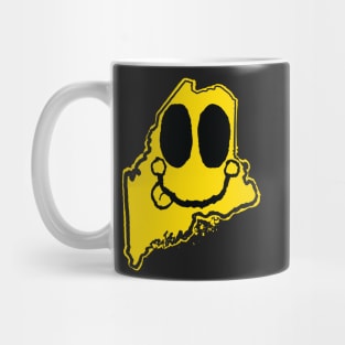 Maine Happy Face with tongue sticking out Mug